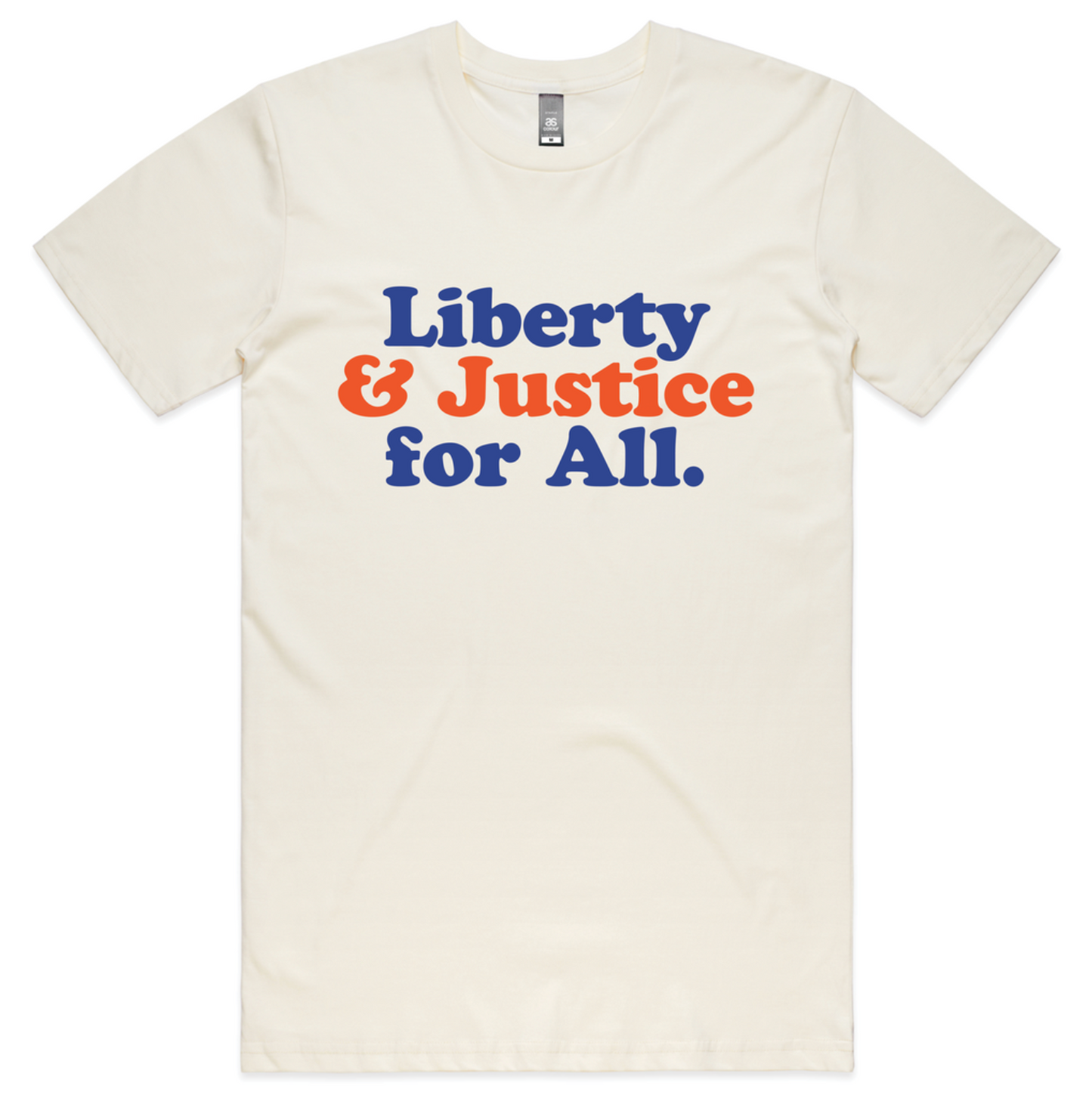 Liberty \u0026 Justice For All T-shirt (Natural)